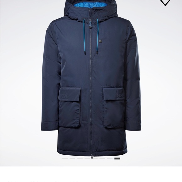 Reebok Navy Blue down puffer jacket - Picture 8 of 10
